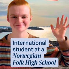 Anna, from Colorado Springs in USA, attends Folk High School in Norway this year 🇳🇴

I her class at @agderfhs, there a...