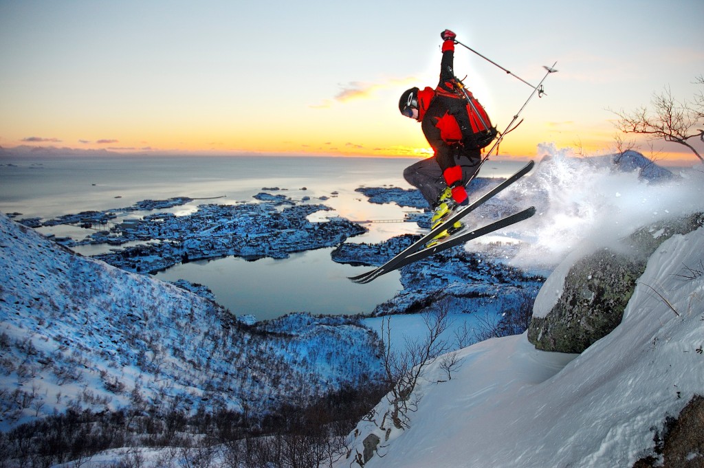 Ski Lofoten folkehøgskole hopp