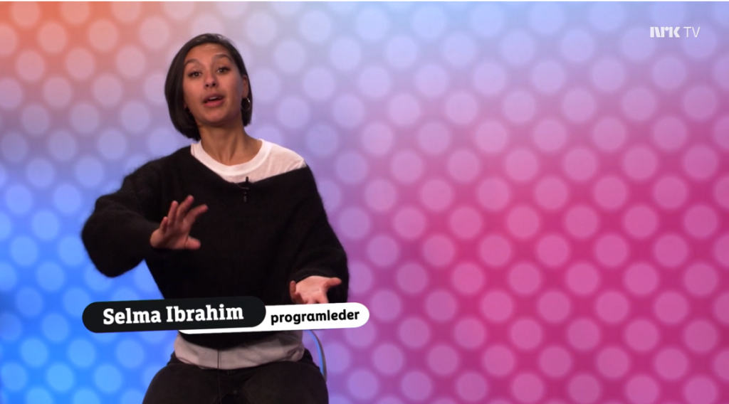 Selma Ibrahim programleder NRK Supernytt