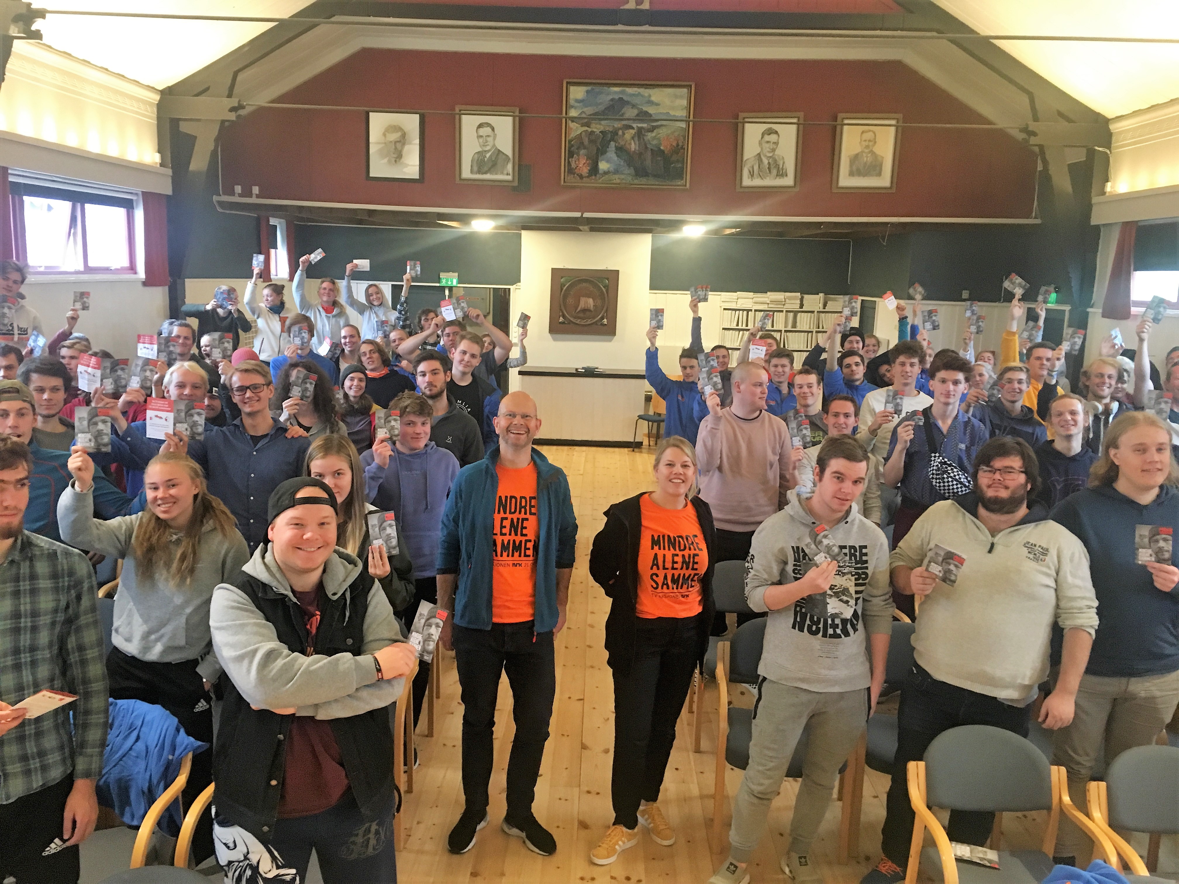 Tv-aksjonen Hordaland, elevflokk, Kirkens bymisjon, giverglede, folkehøgskole, fellesskap, solidaritet