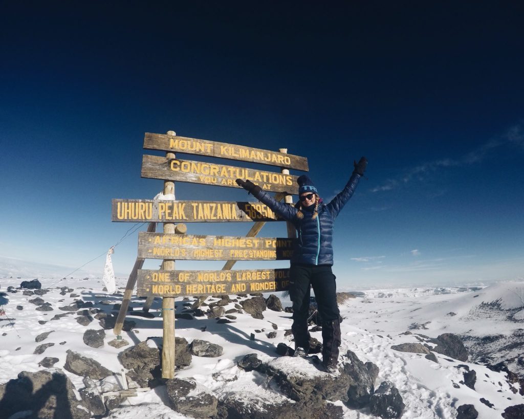 Kilimanjaro toppen Jenny Nesje Valdres folkehøgskole
