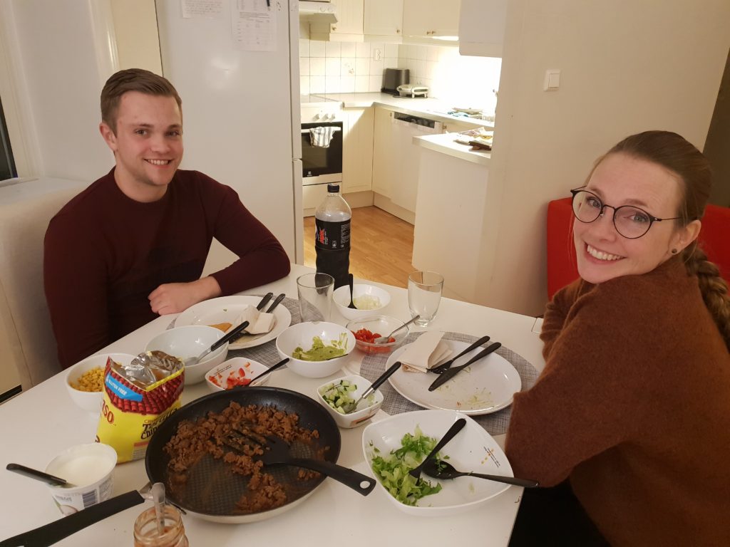 Alexander Kvalheim Kathrine Kvalheim Osnes taco