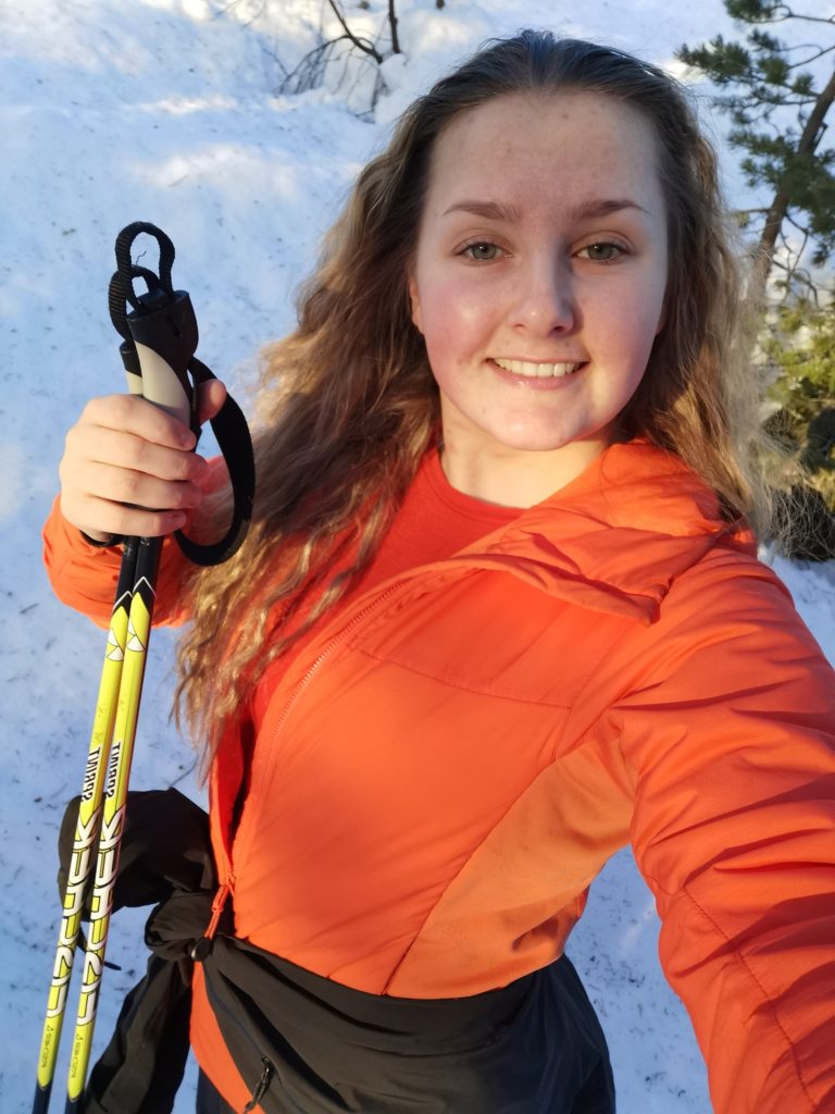 Marte Sofie Wiik skitur portrett