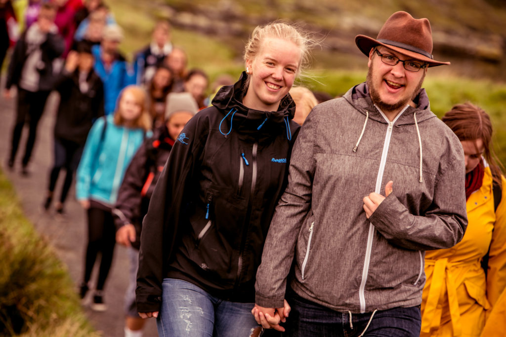fornøyde elever, gruppe