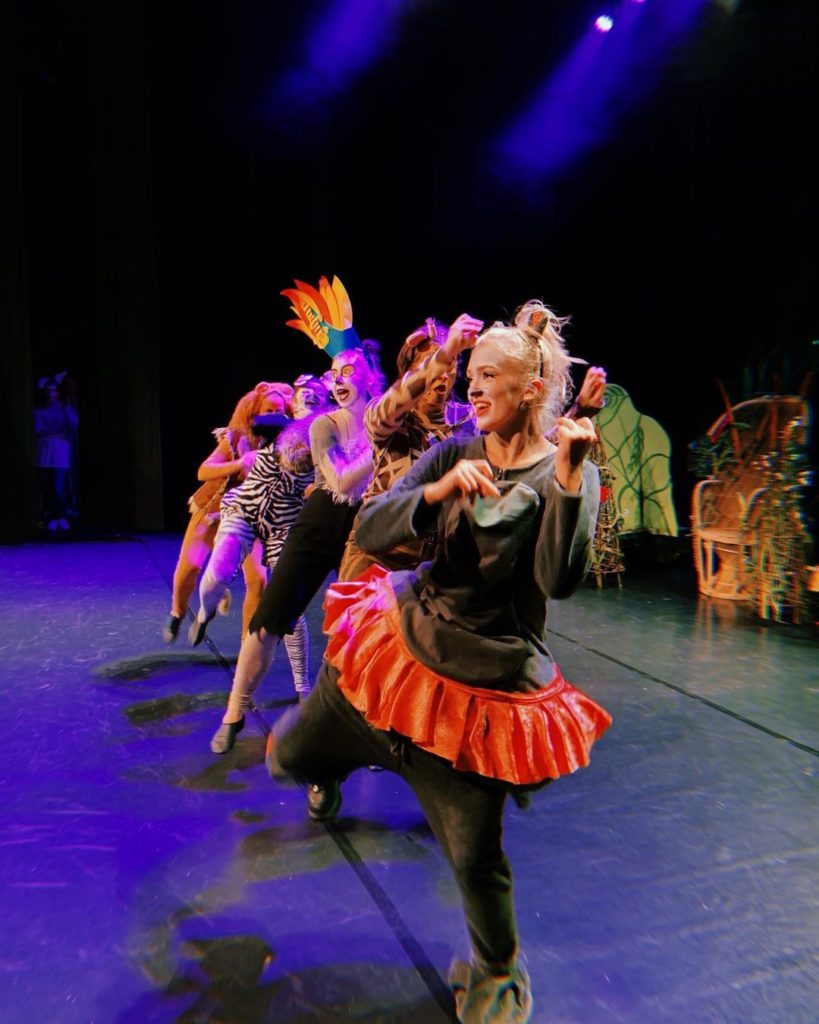 Hvis du er glad i å stå på en scene - eller foran et kamera - så bør du sjekke ut folkehøgskolenes linjer innen teater, drama, musikal. Her fra Ringerike folkehøgskole