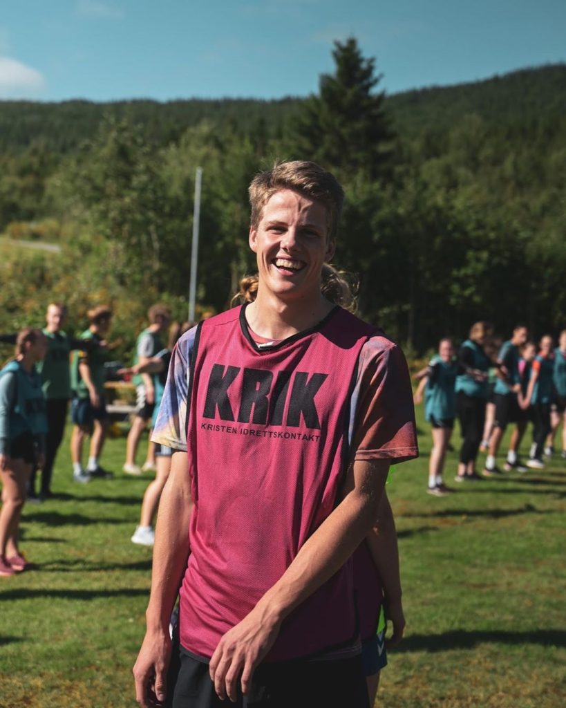 Idrettslinjene er mye trening og mye glede. Her fra Helgeland folkehøgskole