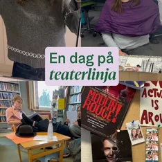 Bli med Mina en dag på teaterlinja ved @romerikefhs #folkehøgskole #folkehøyskole #romerikefhs