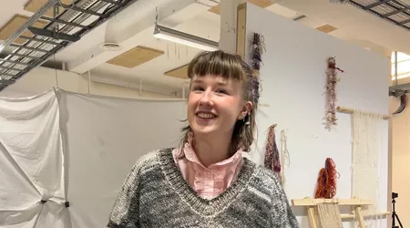 Venil Fluge Fornes, studerer Tekstil på Kunst og håndverk KHiO