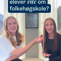Send denne til en som går på VGS 🤗 Hva mer burde du visst om folkehøgskole på VGS? 📹: Maja på @trondheimsfjordfhs #fol...