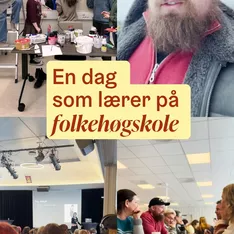 Verdens beste jobb? Bli med en dag i livet til @vincent_langaard som er lærer ved @sandefjordfhs 🖌️🖼️✍️ @tmk_sandefjor...