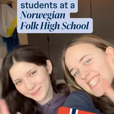 Join @mina_tdl and @lievealdewereld for a day in the life at Agder folkehøgskole 🇳🇴 @agderfhs @agderfhs_nlc #folkhighs...