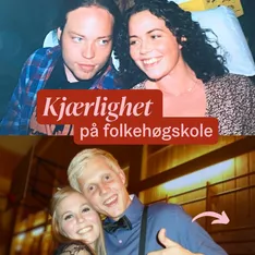 Bla gjennom denne koselige bildekarusellen med folkehøgskole-par 🩷🩷 God valentinsdag 🥰 (Flere par på vår Facebook, Ti...