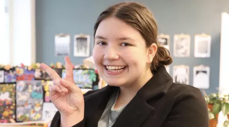 Caroline Hagvin, student Bachelor i Animasjon, HiV