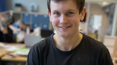 Mathias Melstein, studerer nå arkitektur ved NTNU