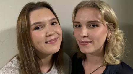 Luna og Johanne, elever 23-24