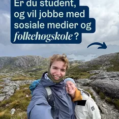 Studerer du i Oslo og har lyst på en deltidsjobb der du lager innhold til sosiale medier for oss? Sjekk ut annonsen (len...