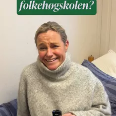 @solveigkloppen forteller om året sitt ved @romerikefhs ❤️ Intervjuet er gjort på senga hun sov i da hun bodde på rom B ...