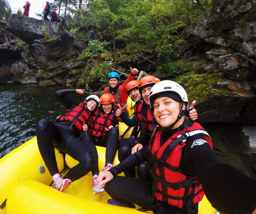 rafting Molde folkehøgskole