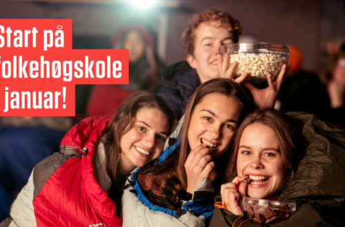 Start på folkehøgskole i januar!