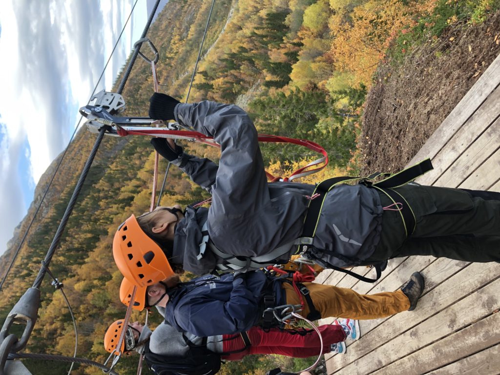 zipline, Mosjøen, Vefsn folkehøgskole