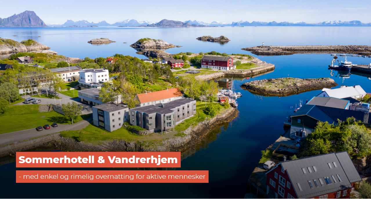 Lofoten folkehøgskole ligger nydelig til i Kabelvåg
