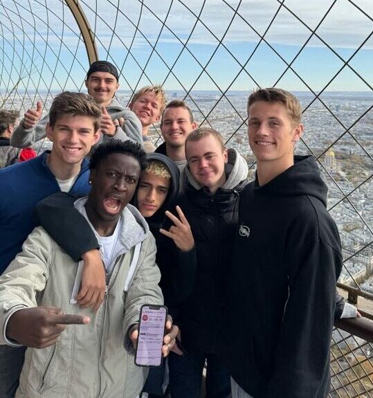 elever på studietur til utlandet